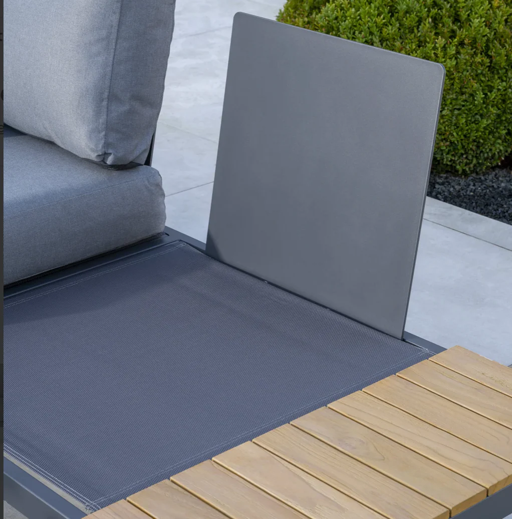ELBA Signature Standard Low Lounge Corner Set (Grey) - Image 3