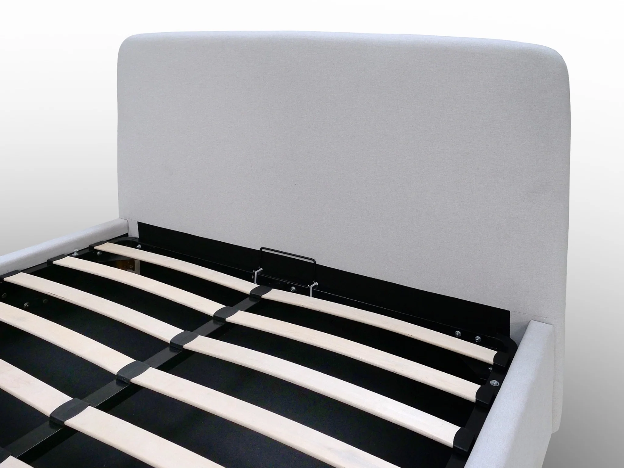LANGHAM Ottoman Bed (Light Grey Fabric) | Available in 3 Sizes - Image 5