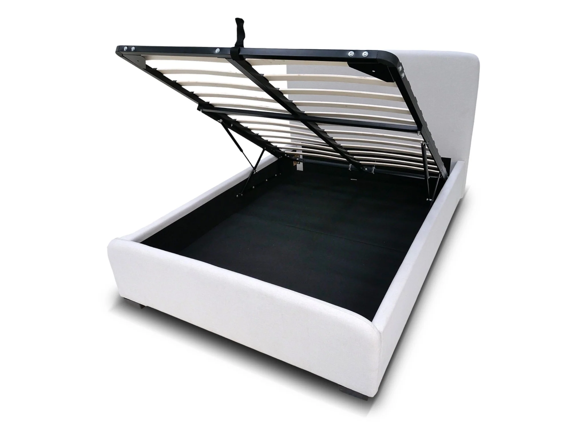 LANGHAM Ottoman Bed (Light Grey Fabric) | Available in 3 Sizes - Image 7