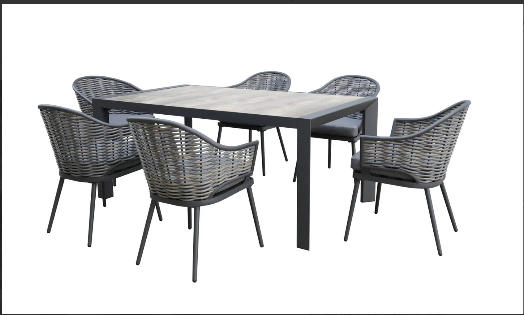 MALO 6 Seat Dining Set - Image 4