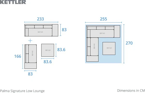 PALMA Signature Low Lounge Set - Image 6