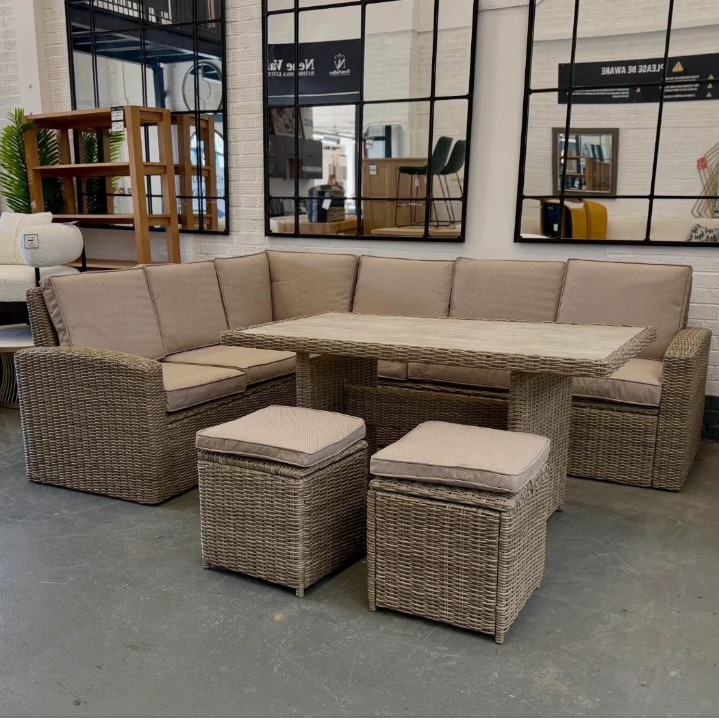 WENTWORTH Rattan Dining Set & Storage Box Bundle - Image 5